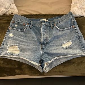 Madewell relaxed denim shorts